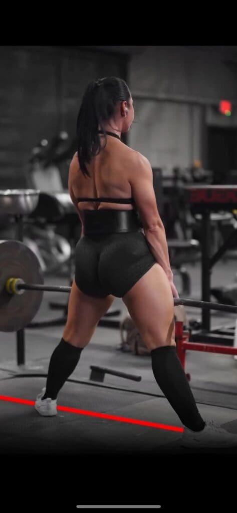 As many people reach the standing position at the end of the exercise, they often move their hips forward,