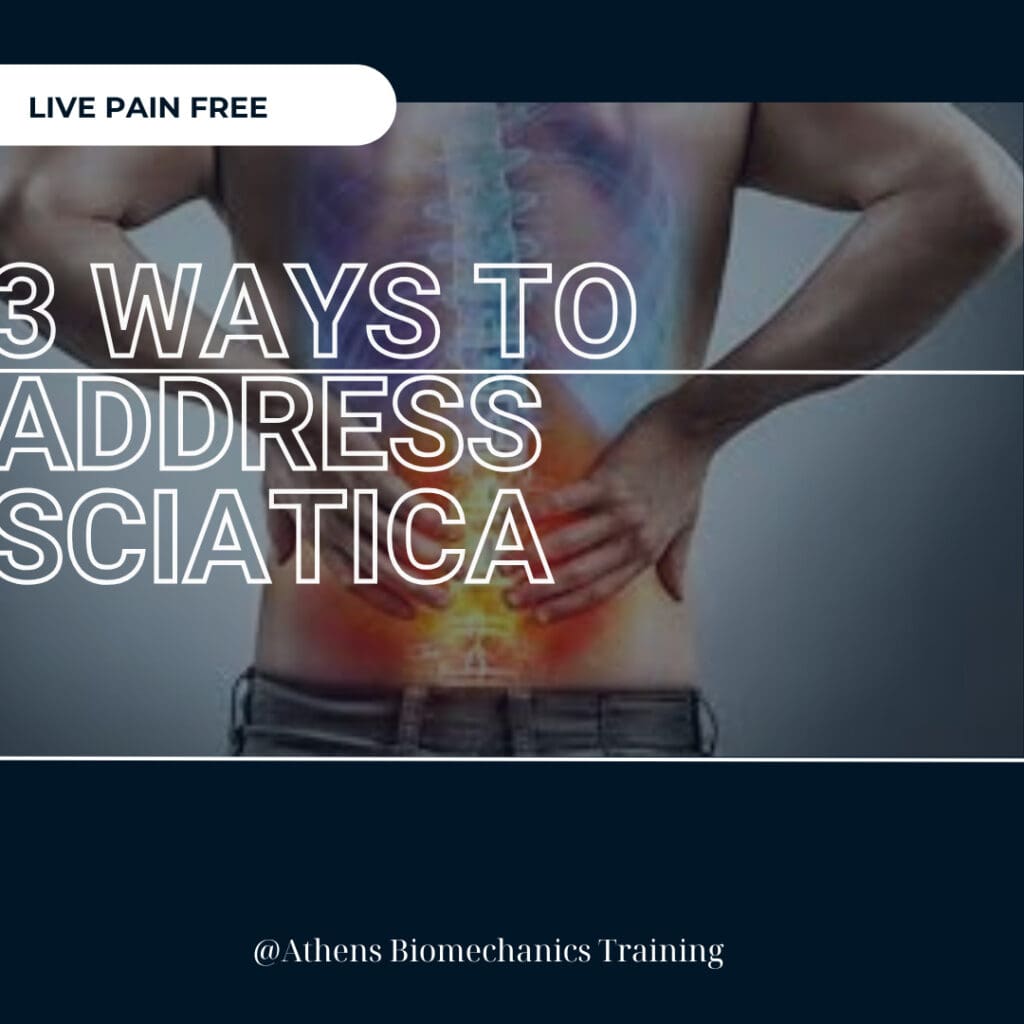 three WAYS TO TREAT SCIATICA